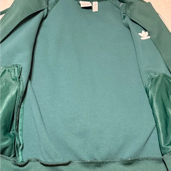 Adidas Women's Dark Green Bomber Jacket - Picture 5 of 5